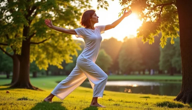 Séance de Qi Gong en extérieur