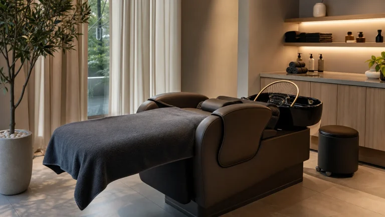Équipement professionnel de Head Spa en institut bien-être