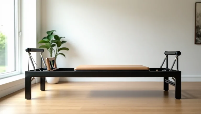 Pratique du Pilates reformer à la maison